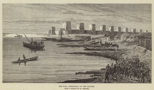 La Guerre, Semendria, sur le Danube - Charles Yriarte